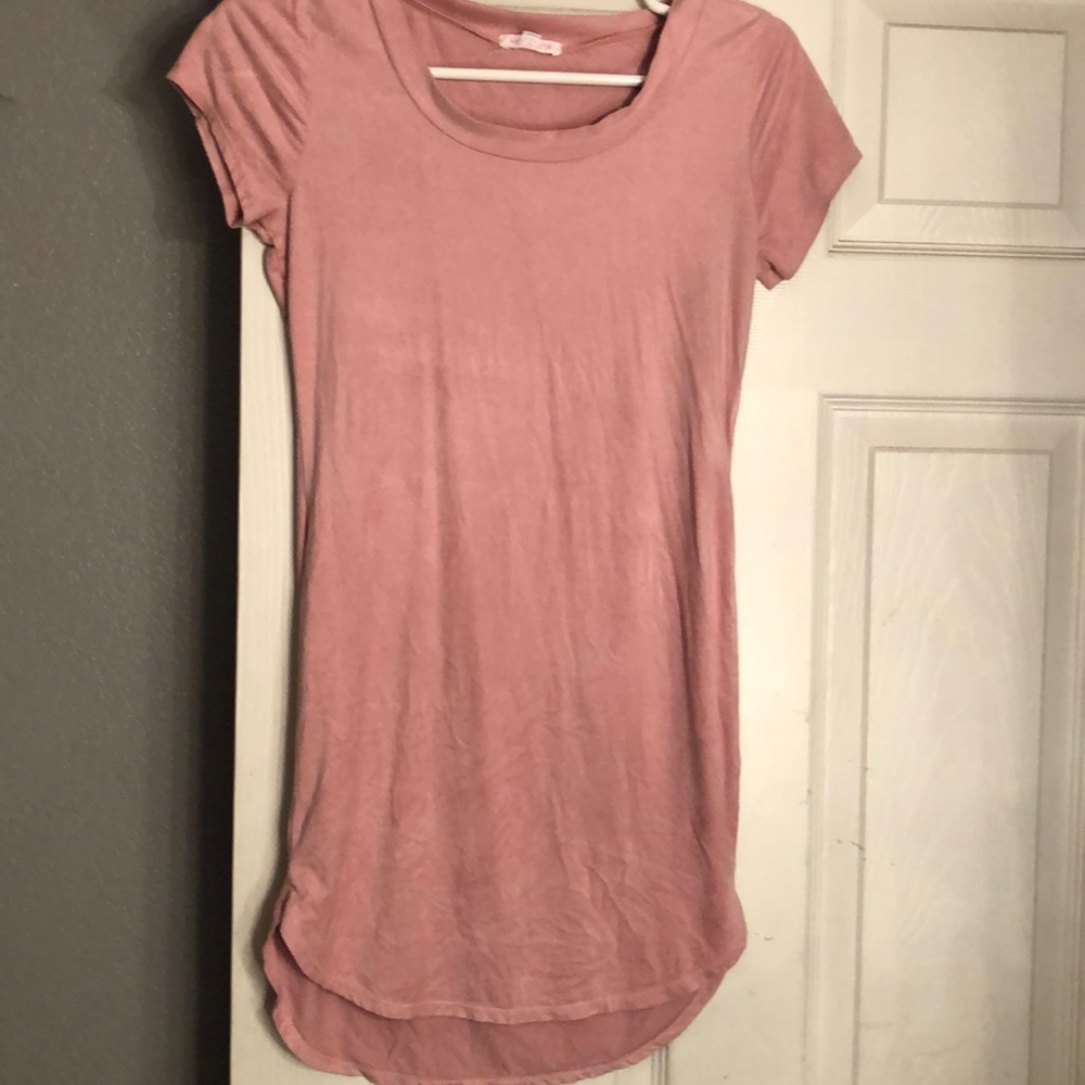 Pink short dress